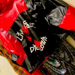 Harley Quinn Moto crop jacket size l